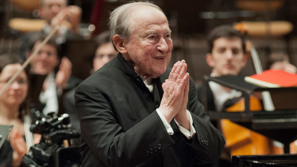 Semyon Bychkov und Menahem Pressler