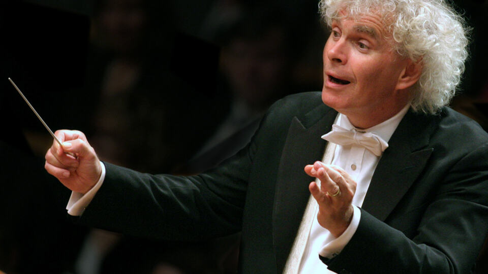 Sir Simon Rattle y Miklós Perényi