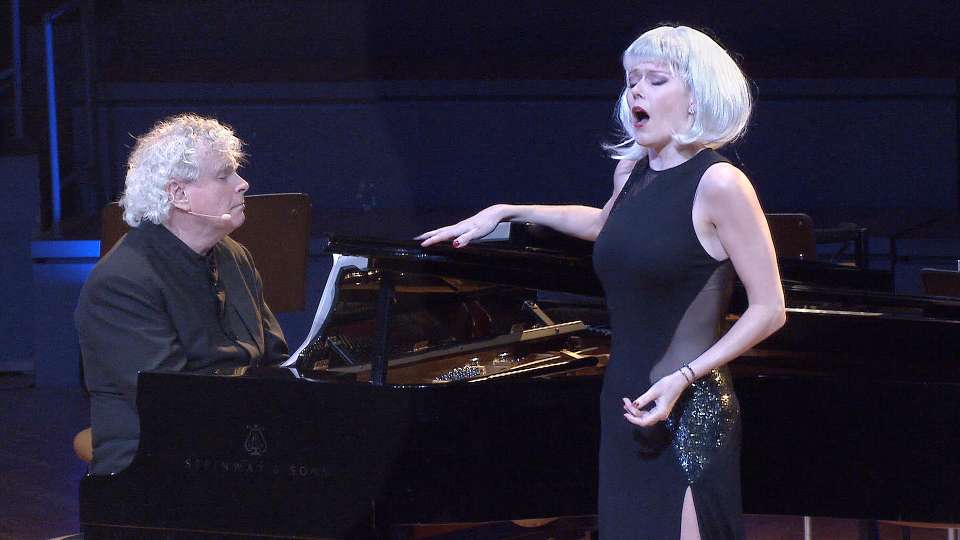 Barbara Hannigan y Simon Rattle con «Façade» de William Walton