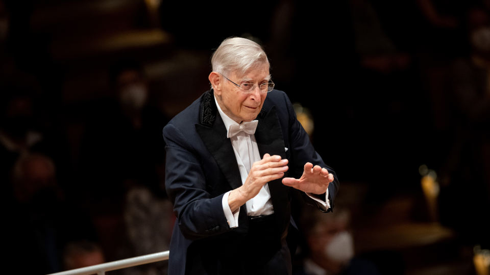 Herbert Blomstedt dirige la Quinta Sinfonía de Bruckner