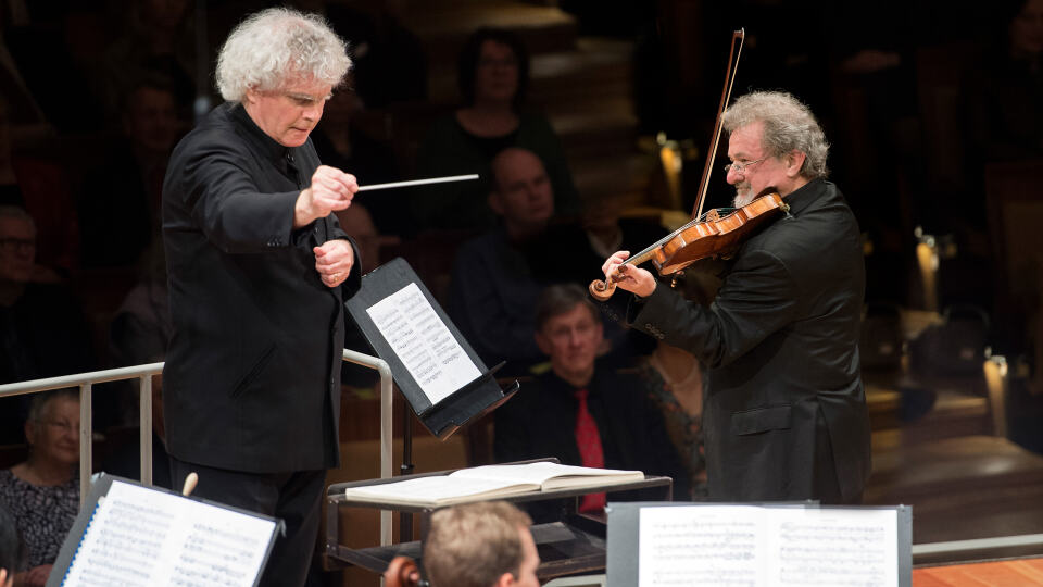 Simon Rattle y Daniel Stabrawa