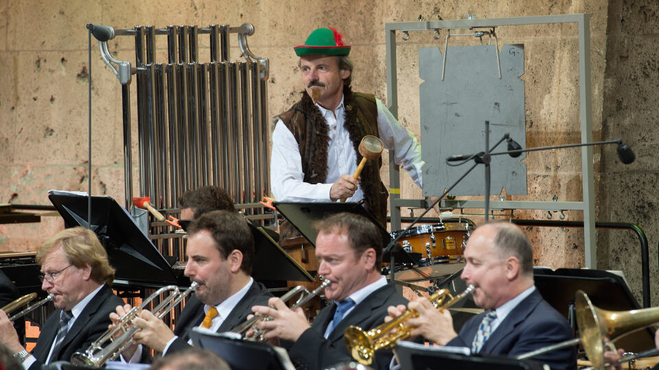 Simon Rattle en la Waldbühne