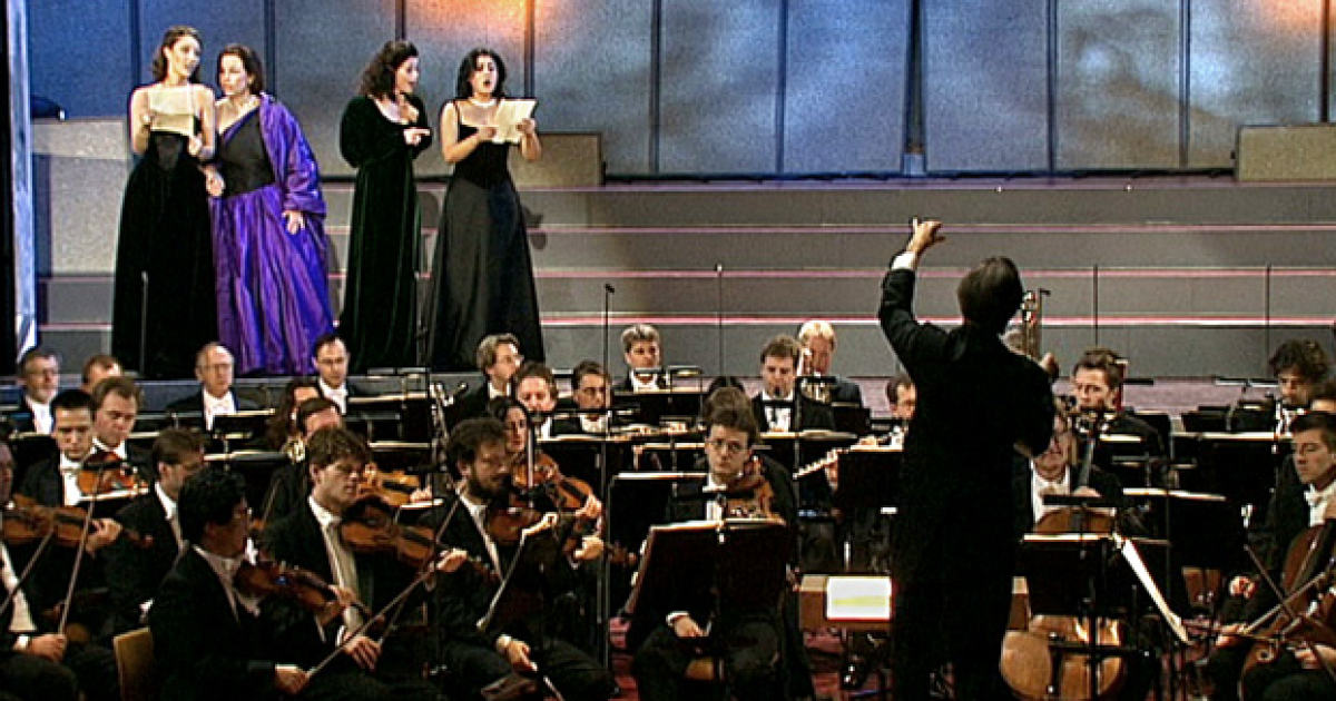 Claudio Abbado Conducts A Verdi Gala For The 2000 New Year’s Eve ...