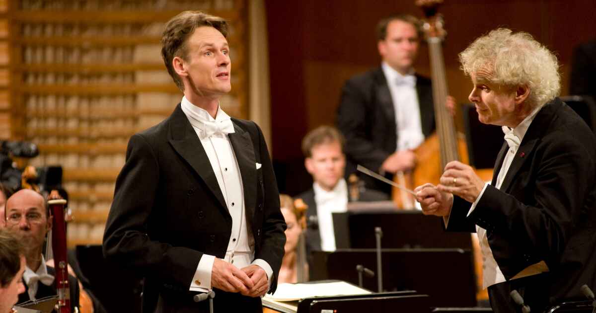 Sir Simon Rattle et Ian Bostridge au Festival de Lucerne